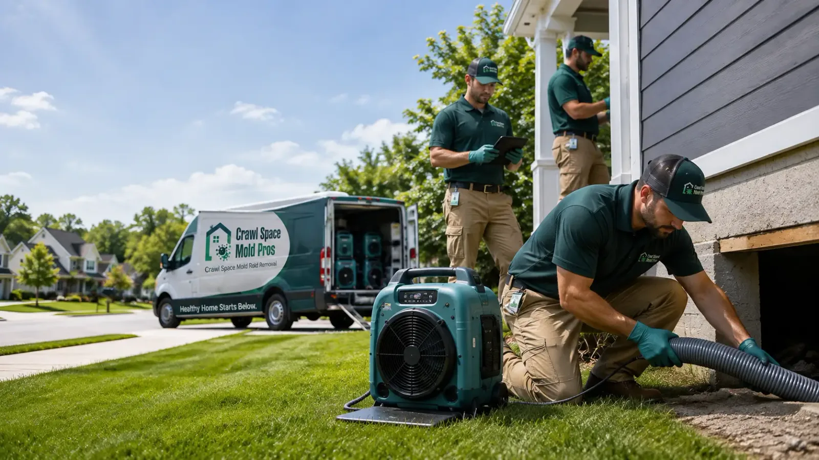 Crawl Space Mold Removal in Riverside, PA